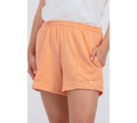 Nike Sportswear Chill Terry Pantalón corto de tejido French terry de talle medio de 10 cm - Mujer - Naranja M (EU 40-42)