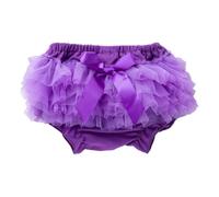 Pantalon Corto Niña, Pantalones Cortos De Malla Con Doble Encaje Para NiñAs Con Una Suave Capa Transparente Y Un Lazo Ligeros Y CóModos Estilo Falda Corta Para NiñAs Ideales Para El Uso Diario