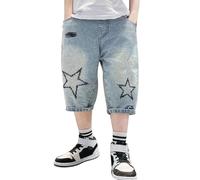 Pantalón Corto Niño - Pantalones Cortos Niña Pantalones Cortos Casuales De Verano para Niños Y Niñas Cómodos Transpirables para Uso Diario Y Activo (De 4 A 15 Años) (Blue 8-12 Years)