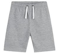 Pantalon Corto Niño, Pantalones Cortos Niños Deporte, Bermuda Niño de Felpa Francesa Algodón Negro, Gris, Azul Marino, Ropa Verano Casual Niño y Adolescente 5-14 Años Unisex (Gris, 5-6 años)