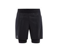 Pantalón corto para hombre Craft PRO TRAIL 2IN1 (Negro)