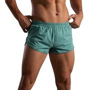 Pantalón corto para hombre, playa, para hombre, algodón, verano, Calecon, ancho, color liso, pantalones cortos ligeros, transpirables, boxeadores para casa, cómodos, tallas bajas, minimalistas bajo