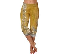 Pantalón corto para mujer de verano de gran tamaño cómodo 3/4 pantalones Capri Senderismo Panta Corto Chic Pants 7/8 amplios cintura elástica con cordón de ajuste deportivo para exterior transpirable