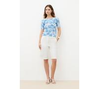 Pantalón corto Permuda blanco mujer 36
