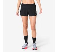 Pantalón corto running con braguita rendimiento mujer, Kiprun Run Proteam negro L