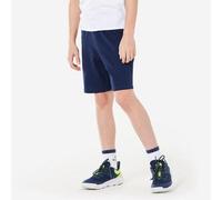 Pantalón corto short chandal gimnasia Domyos niño y niña básico azul 113-122cm 5-6A