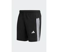 adidas Uomo Workout Essentials Base 3 Stripes Woven Short, Black/White, 3XL 9 Inch