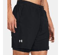 Pantalón corto Under Armour Launch 2 en 1 - Negro / S