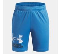 Pantalón corto Under Armour Tech™ Logo para niño Aegean Azul / Blanco YXS (122 - 127 cm)