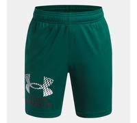 Pantalón corto Under Armour Tech™ Logo para niño Campus Ivy / Blanco YXL (160 - 170 cm)