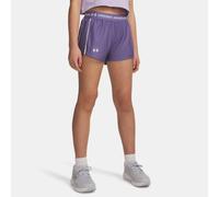 Pantalón corto Under Armour Tech™ Play Up para niña Morado Luxe / Blanco YXL (160 - 170 cm)