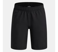 Pantalón corto Under Armour Tech™ Woven Wordmark para niño Negro / Venom Rojo YSM (127 - 137 cm)