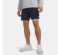 Pantalón corto Under Armour Vanish Woven DC 20 cm para hombre Midnight Marino Azul / Mod Gris XS