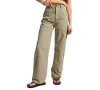 Pantalón de carpintero ancho de algodón orgánico mujer Superdry Vintage 28x32