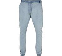 Urban Classics Knitted Denim Jogpants, Pantalones Hombre, Lighter Washed,
