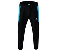 Erima Niños Team Basic Pantalón de presentación, Negro/Curacao, 152