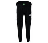Erima Mujer Team Basic Pantalón de presentación, Negro/Blanco, 40