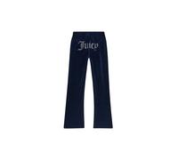 Juicy Couture Pantalones de Terciopelo con Marca de Diamantes, Azul Oscuro, L