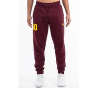 Lonsdale Pantalones de chándal Sumburgh Hombre L Burdeos/Amarillo 60% algodón 40% poliéster