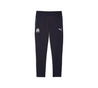 PUMA Pantalones de training Olympique de Marseille para hombre, Sport, Navy/Blanco, L L