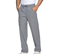 pantalón de Chef, para restaurantes y para la Cocina, Uniforme de Trabajo, Pantalones de Cocinero, para Hombre y Mujer, pie de gallina, Made in Italy (Large)