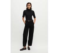 Pantalón de cordón fino modelo Minu barril Black 36