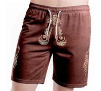 Pantalón de Cuero Corto Tradicional bávaro Hombre Pantalones Piel para Traje Regional AlemáN Baviera Oktoberfest Cortos Elegantes Juego Despedida Soltero O Cualquier Fiesta Disfraces