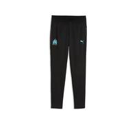 PUMA Pantalones de training Olympique de Marseille juveniles, Ropa, Negro, 11-12Y 11-12Y