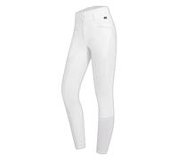 ELT Pantalones de equitación Mathilda Glam de cintura alta, Blancos, Talla 40