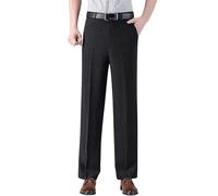 Pantalón de lino para hombre recto, talla grande, pantalón Chino para hombre, verano, ligero, liso, pantalones de vestir con bolsillos y botones de deporte, chándal, pantalones anchos, holgados