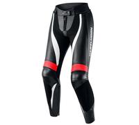 Pantalón de moto para mujer Rebelhorn Rebel Blanco-Rojo-Negro 38