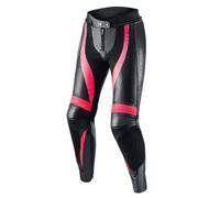 Pantalón de moto para mujer Rebelhorn Rebel Negro y Rosa liquidación 34