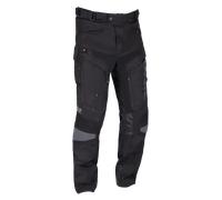 Richa Infinity 2 Adventure Pantalones textiles impermeables para motocicletas, negro, tamaño XL para Hombres
