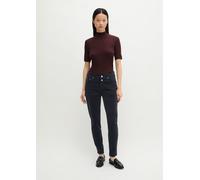 Pantalón de pana fina modelo Theda boyfriend cropped Deep Night Blue 27/32