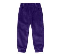 Pantalón de pana para niño cálido forro polar de corte delgado casual para invierno, juegos suaves, cómodos y resistentes al frío