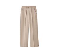Pantalón de pernera ancha para mujer - Beige#Tallas:40. Talla