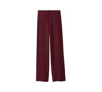 Pantalón de pernera ancha para mujer - Granate#Tallas:M (42/44). Talla
