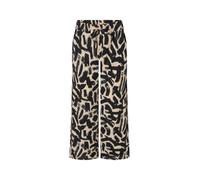 Pantalón de pernera ancha para mujer para tallas grandes - Beige#Tallas:XL (50/52). Talla