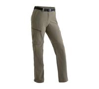 maier sports Nata - Pantalones para Mujer | Pantalones repelentes al agua para trekking y senderismo, Función Zip-off, MSTRETCH pro 4 y Dryprotec