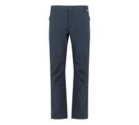 Regatta Geo Softshell II - Pantalones Impermeables para Hombre, elásticos, Transpirables, Resistentes al Viento, Azul Marino, 42W Largo