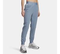 Pantalón de tejido con talle alto Under Armour Rival para mujer Azul Wind / Negro S