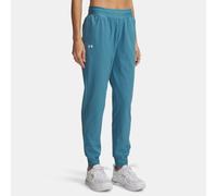 Pantalón de tejido con talle alto Under Armour Rival para mujer Boundless Azul / Blanco XL