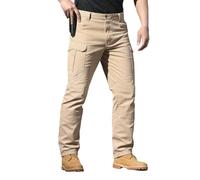 Pantalon De Trabajo Hombre, Pantalones Cargo con MúLtiples Bolsillos, Pantalones De Trabajo, Pantalones Utilitarios para Actividades Al Libre, Senderismo Y Aventura, para Uso Diario Informal.