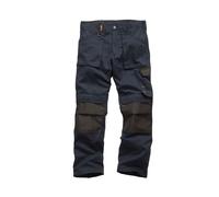 Pantalón de Trabajo Scruffs en Azul Marino, Corte Regular, 34R