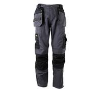 Stanley Huntsville - Pantalones de trabajo de polialgodón para hombre, gris, 34W / 31L