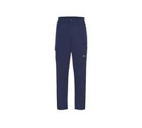 Pantalón de Trabajo Stretch Slim Fit Hombre Monza - Multibolsillos Resistente con Algodón Elástico y Doble Costura para Construcción, Industria y Logística, Color Azul, Talla 36-38
