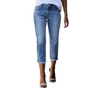 Pantalón De Vestir para Mujer Pantalones Vaqueros Capri elásticos de Pierna Recta para Mujer Pantalones Invierno Mujer Vaqueros Gris Mujer (Light Blue, M)