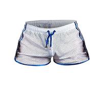 Pantalon Deporte Hombre Bañador Para Hombre De Malla Transparente, Pantalones Cortos De Playa, Mini Bóxer, Transpirables, Sexys, Bañadores, De Secado Rápido, Ligeros, De Malla De Pesca, Pantalones