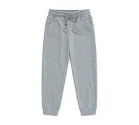 Pantalón deportivo de forro polar BOTCAM para niños y niñas, pantalón de un solo color, ropa deportiva para niñas, gris, 12-13 años