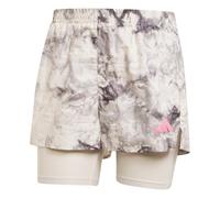 Pantalón deportivo 'Own The Run' Mujer ADIDAS PERFORMANCE XXXL-4XLxregular crema / gris / rosa